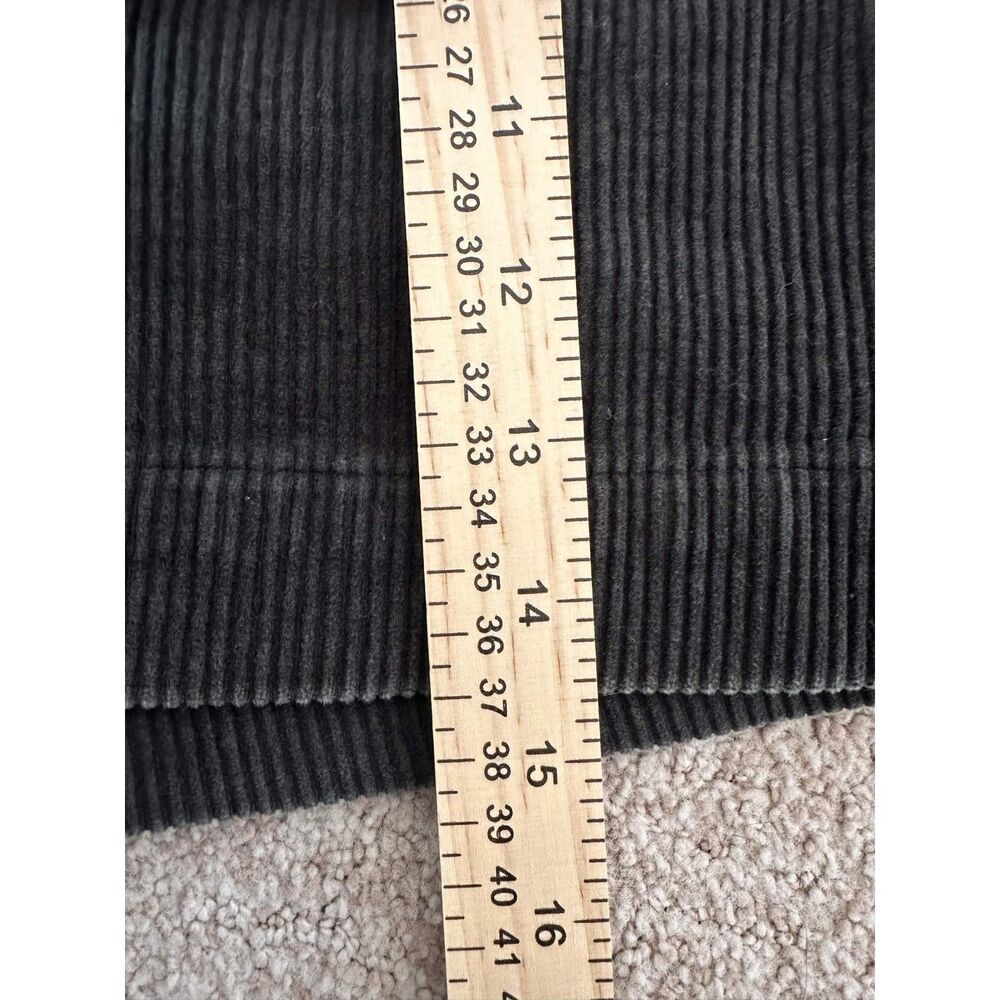 Abercrombie & Fitch Corduroy Mini Skirt Dark Academia Forest Green Size 8 - Picture 8 of 8